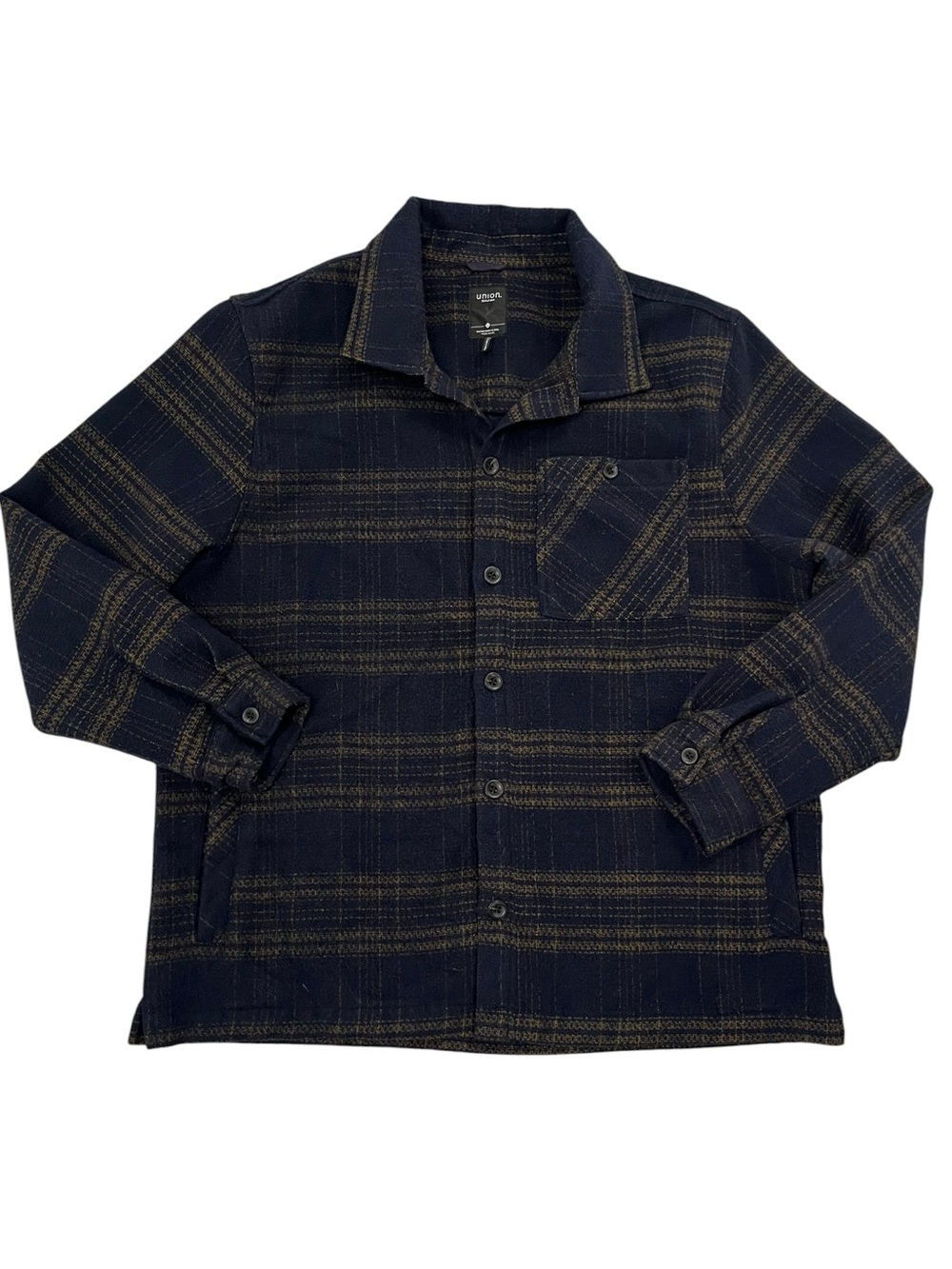 Union Sea/WA Navy Chore Shirt Jacket Men’s XL Blue Soft Workwear Overshirt